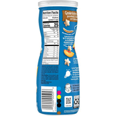 Gerber嘉寶蜜桃味星星餅寶寶泡芙 42克 8個月以上