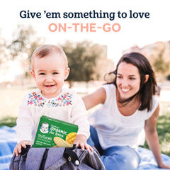 Gerber Organic Pure Rice Teething Biscuits Blueberry Apple Beet Flavor 7m+ 48g