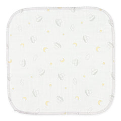 西松屋紗巾紗布嬰兒全棉手帕 5片裝 日本製造