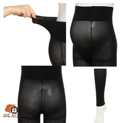 Maternity Stockings Wide Waist 3/4 Length Leggings 40 Denier Black