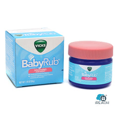 Vicks BabyRub, Non-Medicated Soothing Chest Rub Ointment with Eucalyptus, Rosemary, and Lavender to Soothe, Calm, and Relax Baby, 3M+