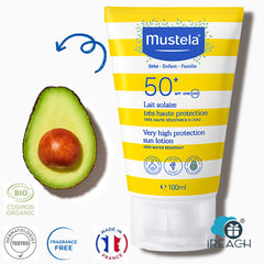 Mustela Sun Lotion Very High Protect SPF 50+ Suitable for infants