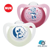 NUK Star Baby Dummy BPA-Free Silicone Soothers Mick Mouse 2 Count