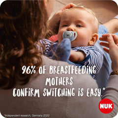 NUK Star Baby Dummy BPA-Free Silicone Soothers Winnie The Pooh 2 Count