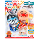 Anpanman Brain Boosting 3Way First Rattle Baikinman for Hands & Feet 0m+