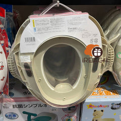 Smart Angel 兒童學習廁所板附把手便座器抗菌柔軟座椅 灰色