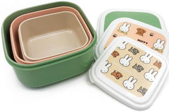 MIFFY and SNUFFY Seal Box Lunch Containers MF792 3P Set Made In Japan