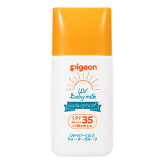 Pigeon UV Baby Milk Waterproof SPF35 PA+++ 30g 0m+ Made iN Japan