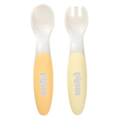 Pigeon Self Feeding Spoon & Fork with Case 9m+