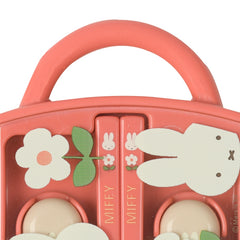 日本製Miffy兒童餐具筷子叉匙抗菌3件套裝可放入洗碗機清洗