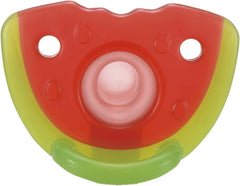 Richell全矽膠奶嘴 西瓜 適用3個月起