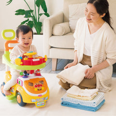 日本製麵包超人三階段學行車/學步車DX豪華版