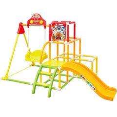 麵包超人DX版滑梯鞦韆攀爬架遊樂場 輕鬆摺疊組合 適合2至5歲