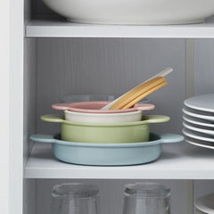 Combi嬰兒餐具套裝盤子餐具重疊式碟碗5m+日本製