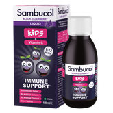 Sambucol Kids Liquid with Vitamin C 120ml-Best Before: Mar 2026