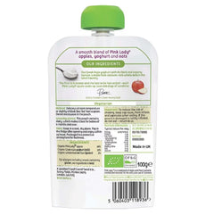 Little Freddie Organic Creamy Pink Lady Apple Greek Style Yoghurt 100g 6m+