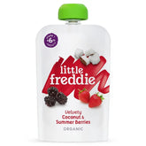 Little Freddie Organic Velvety Coconut & Summer Berries 100g 6m+