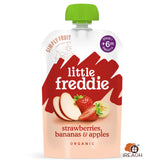 Little Freddie有機士多啤梨香蕉蘋果蓉 100克 6m+