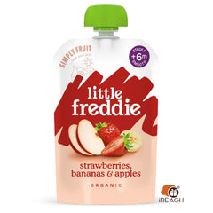 Little Freddie有機士多啤梨香蕉蘋果蓉 100克 6m+