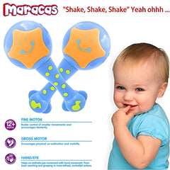 ISEE嬰兒玩具,幼兒學習音樂樂器,學齡前兒童音樂玩具,針對寶寶男孩女孩的兒童教育鼓和打擊樂器 6m+