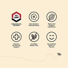 康維他麥盧卡蜂蜜兒童舒緩糖漿UMF™ 10+ 麥盧卡蜂蜜非基因改造認證-日間使用 118 毫升