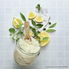 Sabon White Tea Body Scrub 600g (Includes Wooden Spoon)