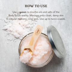 Sabon White Tea Body Scrub 600g (Includes Wooden Spoon)