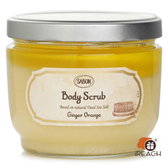 Sabon Ginger Orange Body Scrub 600g (Includes Wooden Spoon)