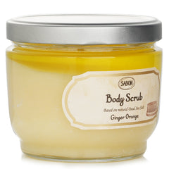 Sabon Ginger Orange Body Scrub 600g (Includes Wooden Spoon)