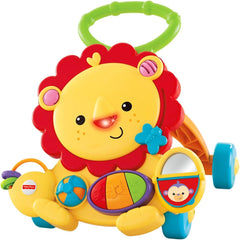 Fisher-Price Baby & Toddler Toy Musical Lion Walker Push Along with Lights Sounds & Developmental Activities for Ages 6+ Months
