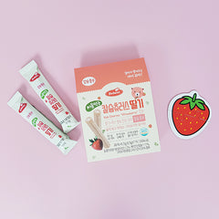 Bebest First-time Calcium Churros - Strawberry Flavor 12m+