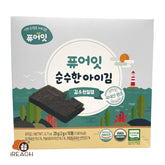 Naebro韓國PureEat 兒童有機海鹽烤紫菜 20g (2gx10包) 12m+