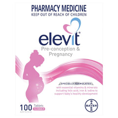 elevit Pre Conception Pregnancy Multivitamin 100 Tablets Use By: Oct 2025