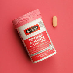 Swisse Ultivite 青少年女性綜合維他命 | 支持皮膚健康和應對壓力 60片