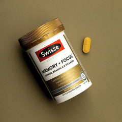 Swisse 穩健記憶專注腦功能與壓力反應支援 50片