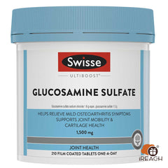 Swisse Ultiboost 葡萄糖胺硫酸鹽支持關節健康 1500毫克 210片