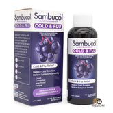 Sambucol Cough Syrups Cold & Flu Liquid 2Y-Adult 120ml Best Before: Oct 2025