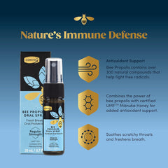 康維他消除喉痛痱滋蜂膠天然潤喉麥盧卡蜂蜜天然免疫支持抗氧化劑 20ml