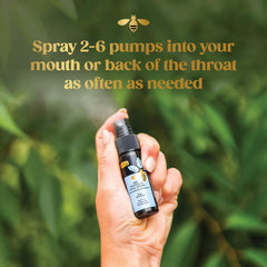 康維他消除喉痛痱滋蜂膠天然潤喉麥盧卡蜂蜜天然免疫支持抗氧化劑 20ml