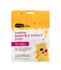 康維他棒棒糖麥盧卡蜂蜜維生素 C兒童舒緩UMF™ 10+ 3 種口味 15支裝