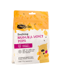 康維他棒棒糖麥盧卡蜂蜜維生素 C兒童舒緩UMF™ 10+ 3 種口味 15支裝