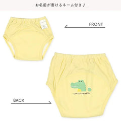 西松屋棉質3層訓練褲戒片學習褲(老虎、熊、鱷魚)3枚組