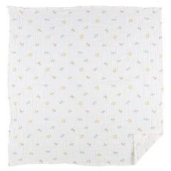 西松屋方形平紋細布紗布 100% 棉 85x85 公分(恐龍)