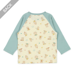 ElFinDoll Belly Wrap Raglan Long Sleeve Pajamas 4 Seasons-Playful Bear