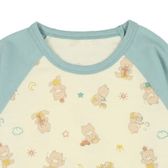 ElFinDoll Belly Wrap Raglan Long Sleeve Pajamas 4 Seasons-Playful Bear
