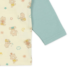 ElFinDoll Belly Wrap Raglan Long Sleeve Pajamas 4 Seasons-Playful Bear