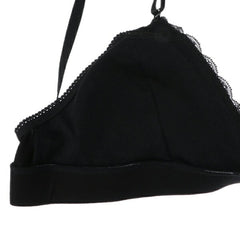 ELFinDoll Cross Open Soft Bra Pre/postpartum Black Lace