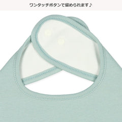 西松屋棉質嬰兒圍兜可調式領部風格 素色4件裝