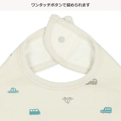 西松屋嬰兒圍兜口水肩-工作車 4件裝