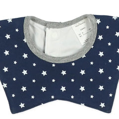 西松屋嬰兒旋轉式風格口水肩套裝-組格子星星 3件裝